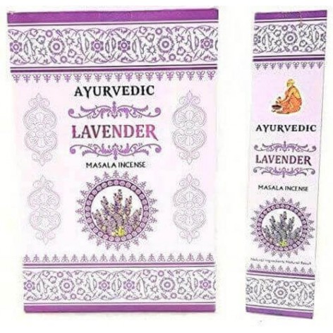 Ayurvedische Räucherstäbchen Lavendel