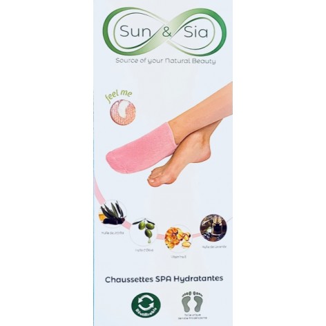 Chaussettes SPA Hydratantes Rose