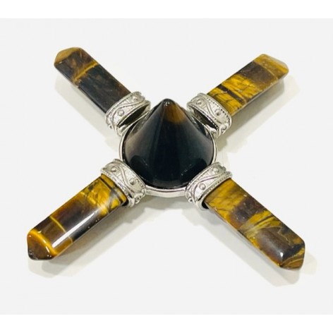 Tiger's eye, energy amplifier pyramid