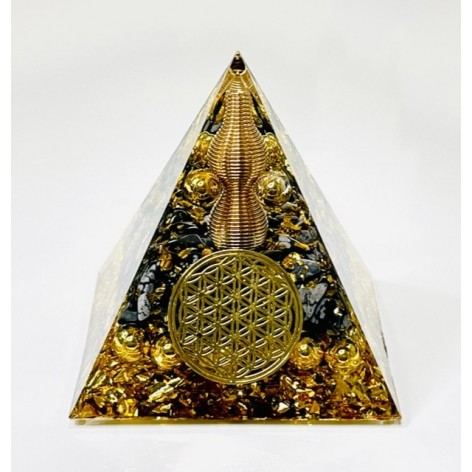 Orgonite Pyramid, Flower of Life