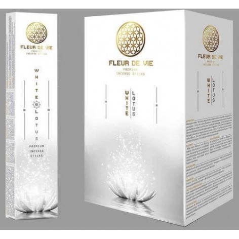 Incense Flower of Life Lotus White