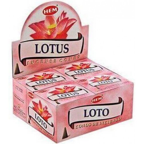 Encens HEM Cônes Lotus