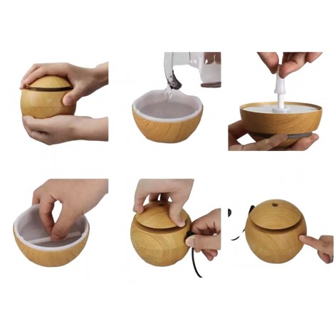 Mini diffuseur boule, Ultrasonique