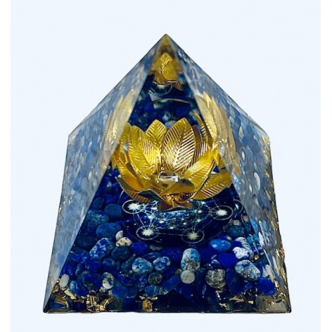 Pyramide Orgonite, Lapis Lotus