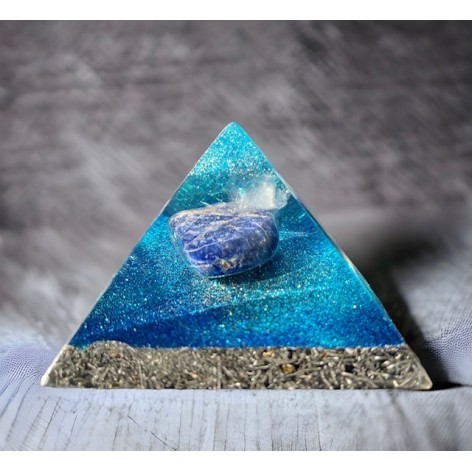 Pyramid Orgonite, Lapis-Lazuli