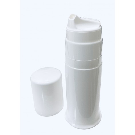White dispenser bottle for gel and cream
