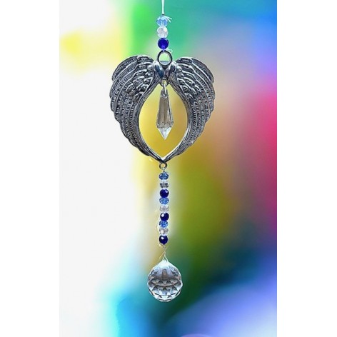 Angel wings, Feng shui with crystal sphere