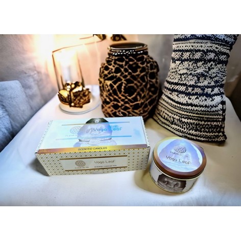 Flower of Life candle, Yoga