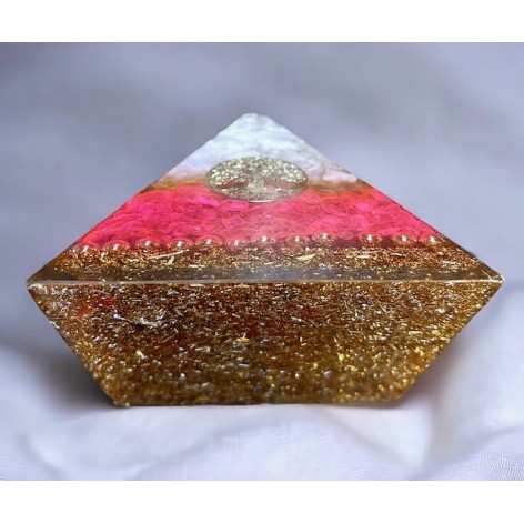 Orgonite pyramide XL Arbre de Vie