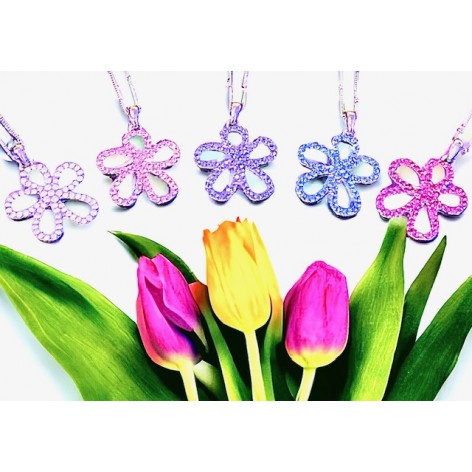 Summer flower pendants