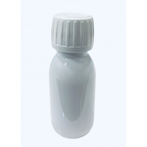 Flacon "oligo éléments" en PET blanc - PP 28