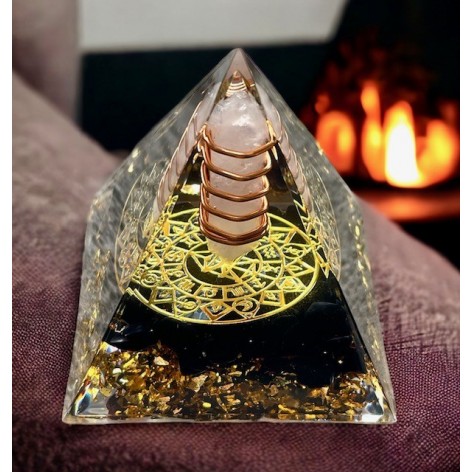 Pyramid orgonite, EMF