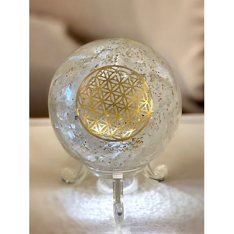 Orgonite sphere, Flower of life