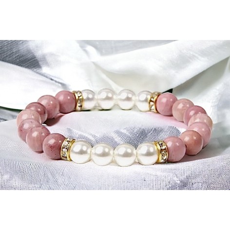 Rhodocrosite bracelet