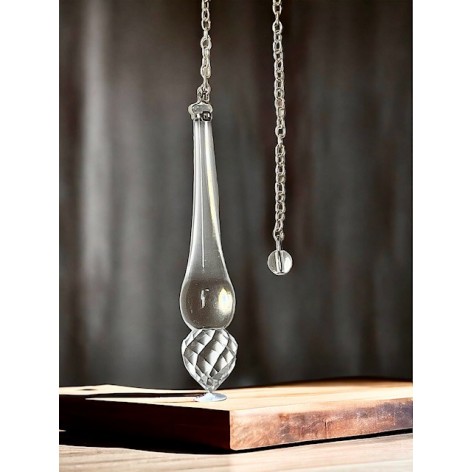 Pendulum Swarovski Crystal Double Droplet Elongated