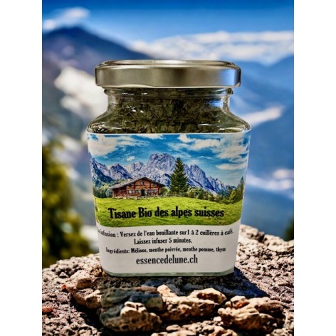 Organic herbal tea from the Swiss Alps