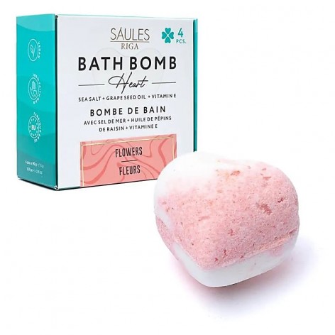 Bombe de bain coeur