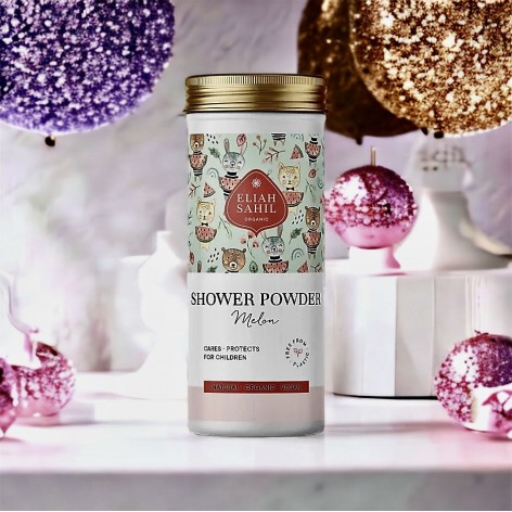 Organic melon shower powder for children aged 3 and over