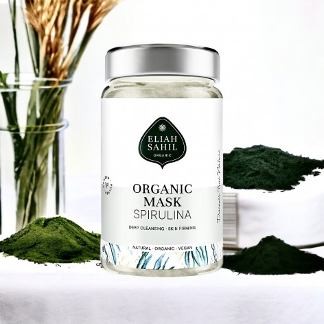 Masque visage à la spiruline bio, Eliah Sahil