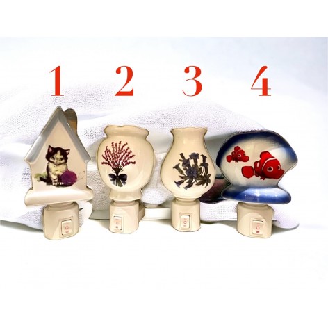 Ceramic nightlight diffusers