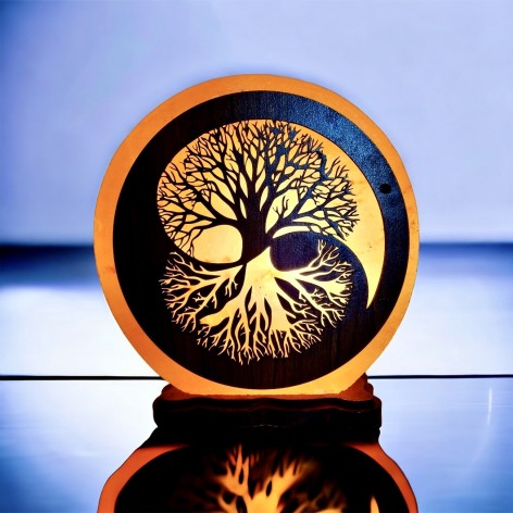 Yin-Yang Tree of Life Salt Lamp