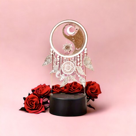 Lampe veilleuse Attrape-rêves