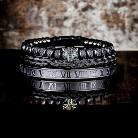 Bracelet de luxe, Panthère noire
