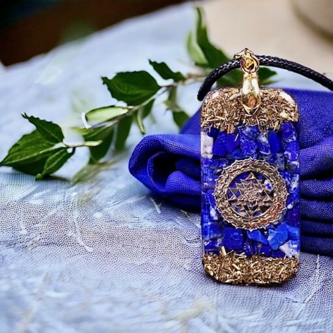 Orgonite, Lapis-Lazuli Pendant