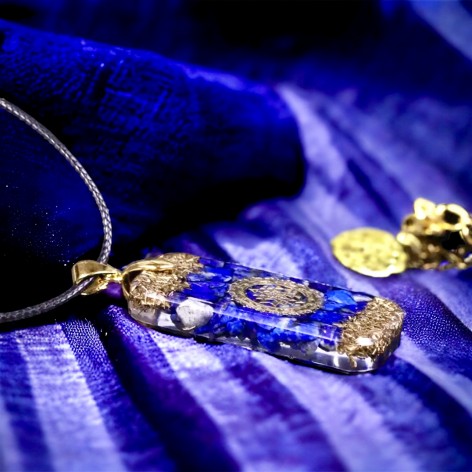 Orgonite, Lapis-Lazuli Pendant