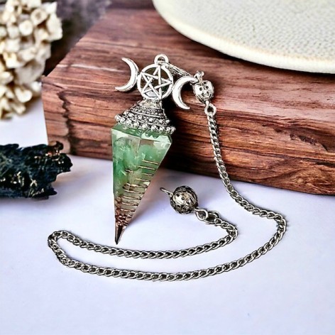 Orgonite Pendulum, 2 Moons