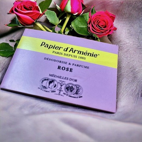 Carnet papier d'Arménie, Rose