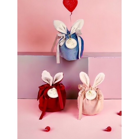 Wrapping bags, Velvet and pearl rabbits