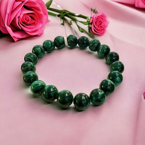 Bracelet 'Dark Green' Malachite