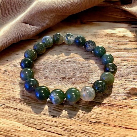 Bracelet Agate Mousse