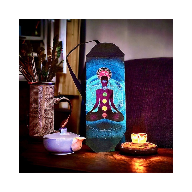 Hexagonal yoga bag wrap 7 chakras
