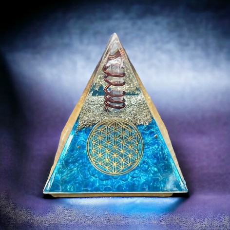 Pyramid Orgonite, Flower of life
