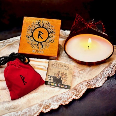 Wooden Runes box