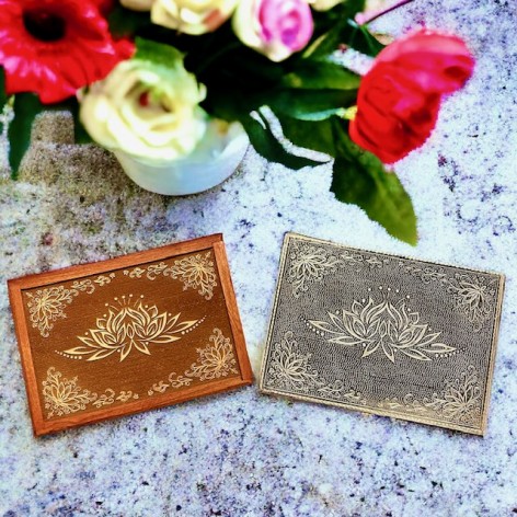Boxes for your tarot cards, Fleur de Lotus