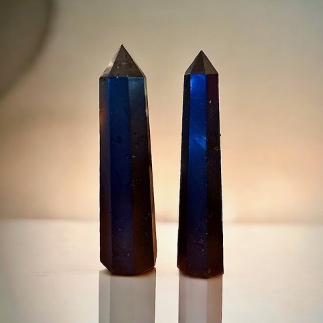 Obélisques de Tourmaline noire