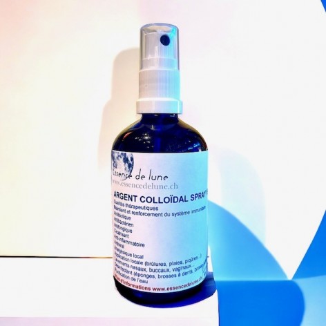 Colloidal silver spray