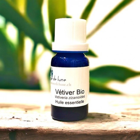 Huile essentielle, vétiver bio