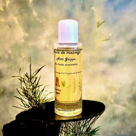 Huile de massage anti-grippe