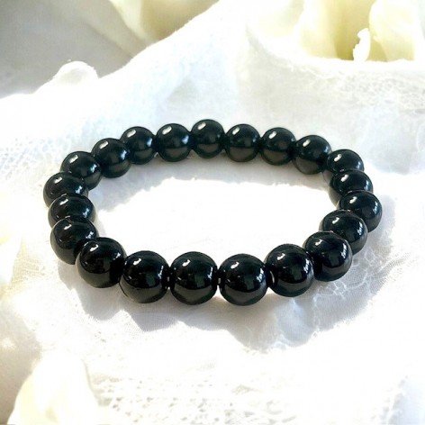 Schwarzer Turmalin Armband