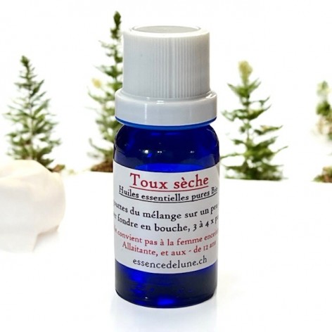 Essential oils for dry coughs