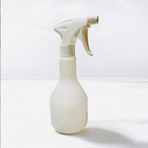 Round polyethylene bottle