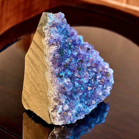 Druse Brazilian amethyst