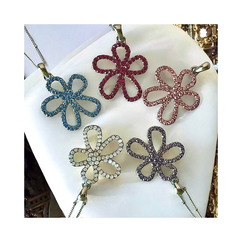 Summer flower pendants