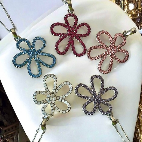 Pendentifs fleurs d'été