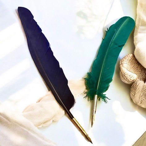 Plumes avec pointe en laiton