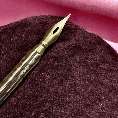 Brass-tipped nibs